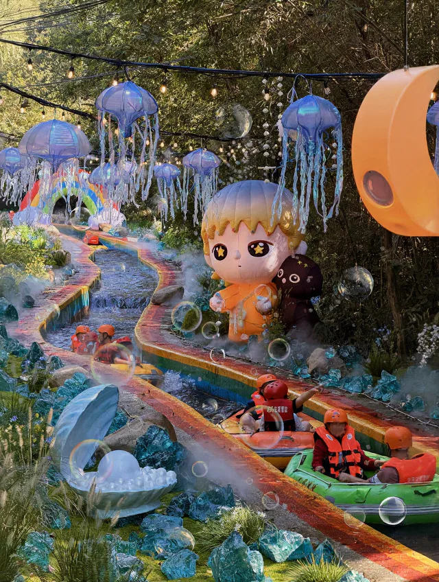 安吉漂流天花板🏄♂️胆小星人闭眼冲 图片 2