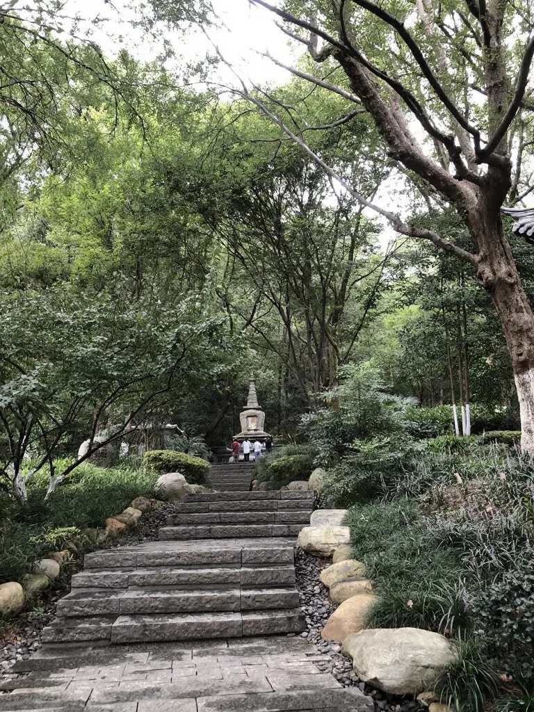 东林寺祖庭Day4,i人到哪都是i人 图片 2
