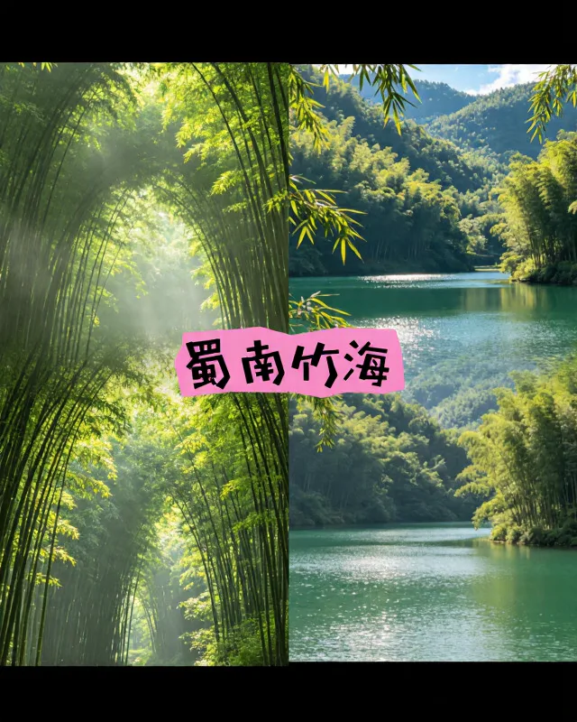 蜀南竹海24℃避暑🍃懒人直接冲！